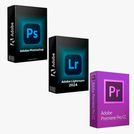 Pack Adobe: Photoshop + Lightroom + Premiere Pro