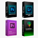 Pack Edição de Imagens e Vetores: Photoshop + Lightroom + Premiere Pro + CorelDraw